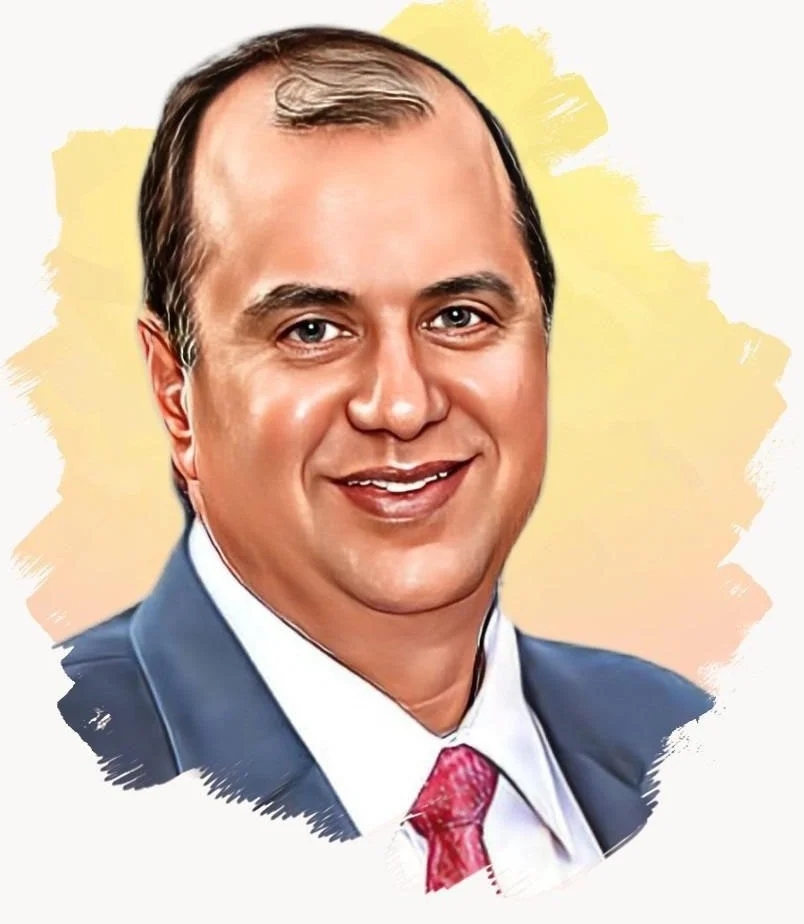 Dr. Naveen Raina, psychiatrist, life coach, and meditation practitioner, smiling in professional attire, representing holistic wellness, life coaching, and mental health guidance.