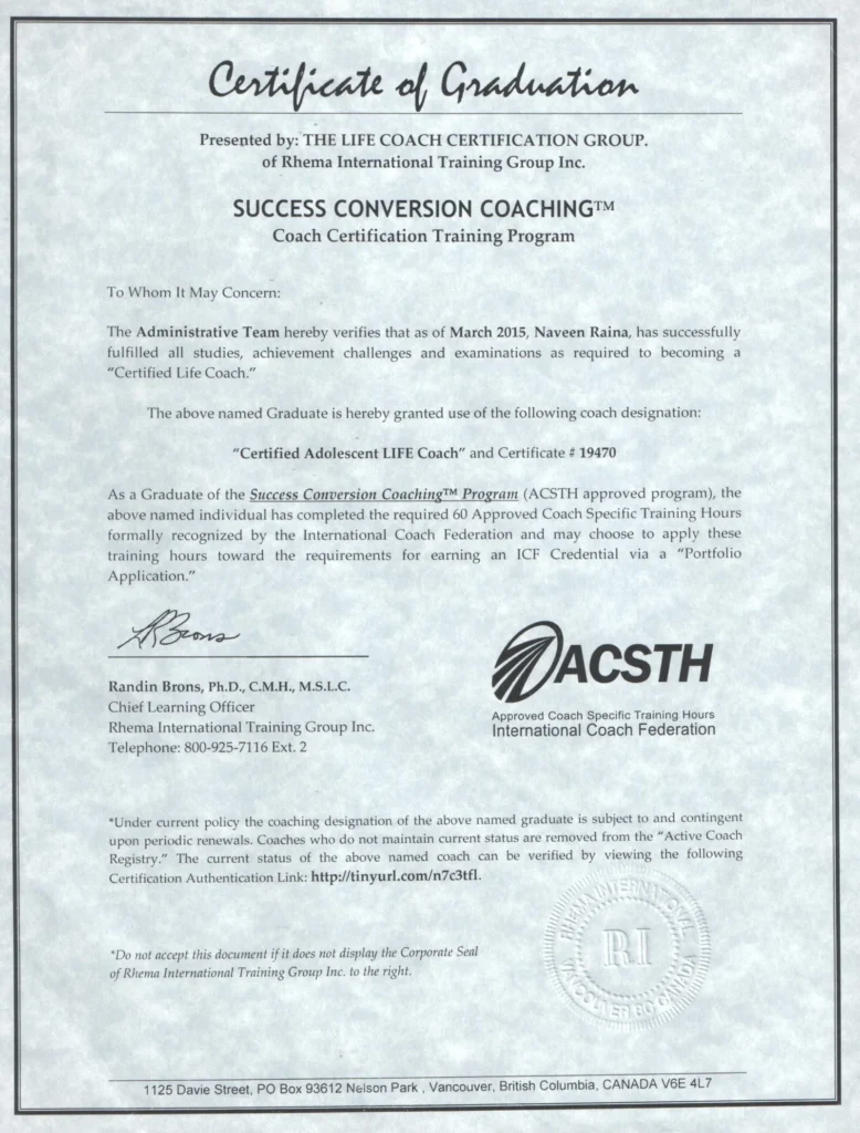 Rhema-International-Training-Group-Inc.-ACSTH-International-Coaching-Federation-certified-adolescent-life-coach-March-2015-Certificate-19470